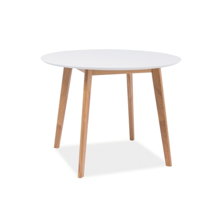 Mosso II table white/oak Fi 100 Signal