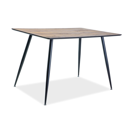 Remus walnut/black frame table 120x80 Signal