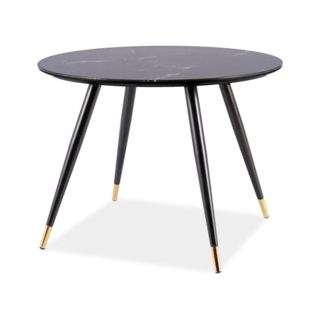 Cyril II table black/gold Frame 100 Signal