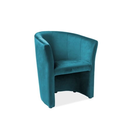 Armchair Tm-1 Turquoise Bluvel 85 Signal velour