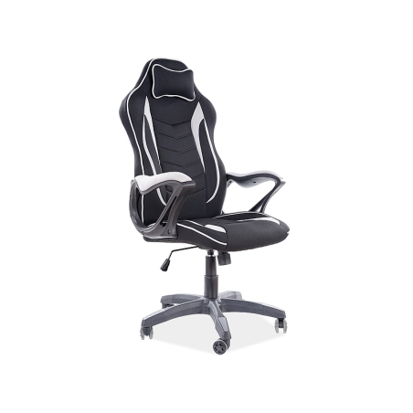 Swivel armchair Zenvo black/grey Signal
