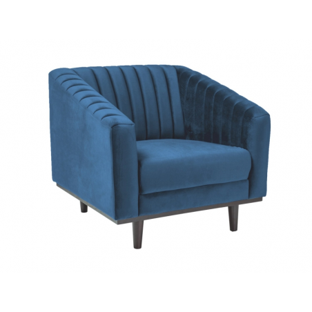 Fotel Asprey 1 Velvet Granatowy Bluvel 86 Signal