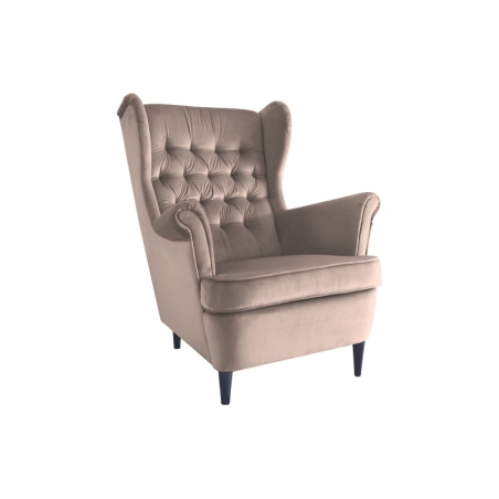 Harry Velvet Beige Bluvel 28 Signal armchair