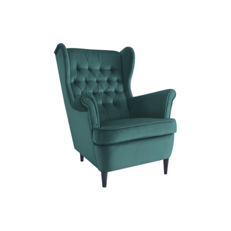 Harry Velvet Green Bluvel 78 Signal armchair