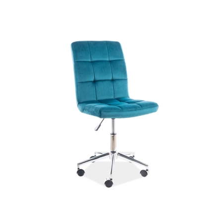 Swivel Armchair Q-020 Velvet Turquoise Bluvel85 Signal