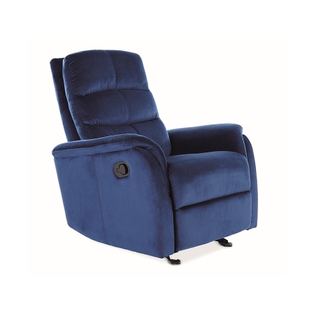 Jowisz Velvet folding armchair navy blue Bluvel 86 Signal