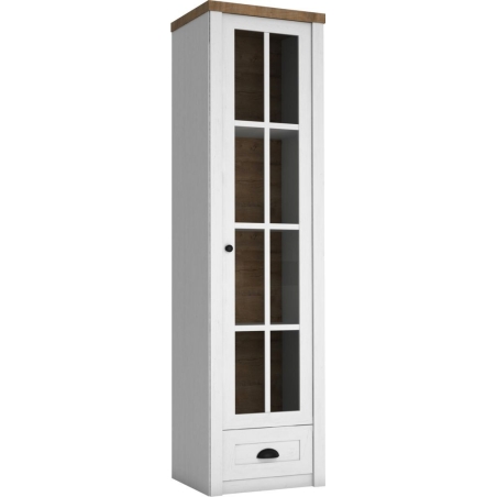 Wooden cabinet W1S Provence andersen pine stock Gała Meble