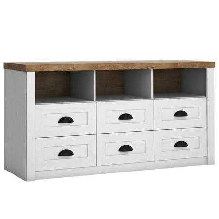 Chest of drawers K6S Provence andersen pine Gała Meble