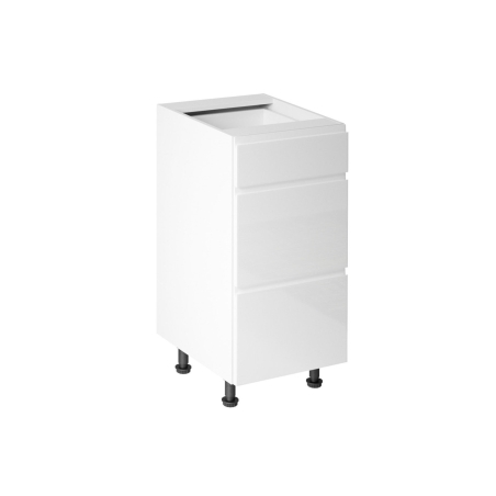 Base cabinet D40S3 with three drawers Aspen Gala Meble
