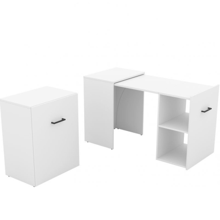 Smart pull-out desk white matt Helvetia Wieruszów