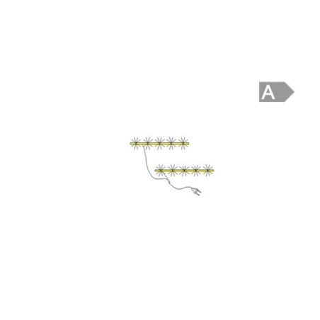 LED 2-point lighting IZLED16L10P02-WK01 Forte