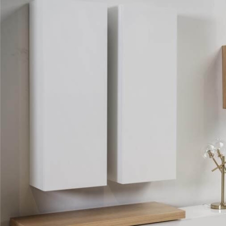 Porto Hanging Cabinet 120 white gloss vertical Lissy