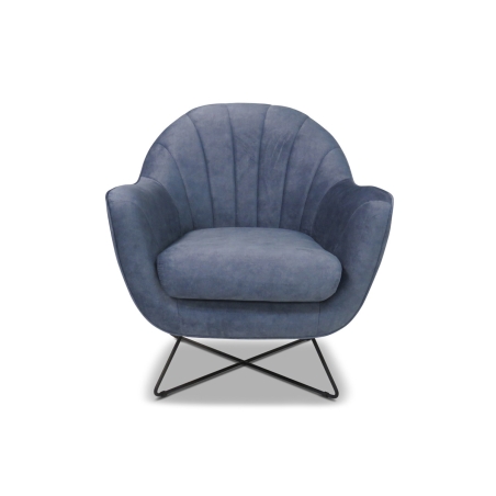 Fuelta armchair with metal base Bydgoskie Meble