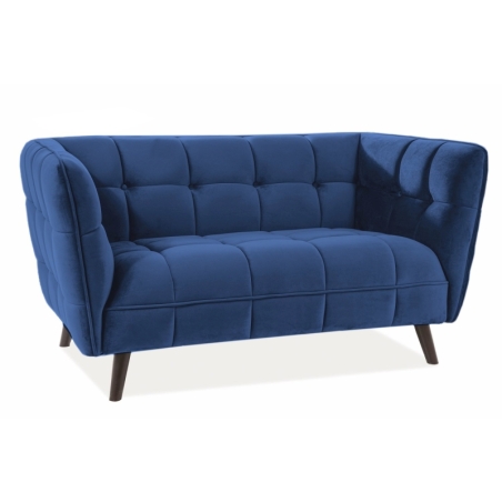 Sofa Castello 2 Velvet navy blue Bluvel 86 Signal