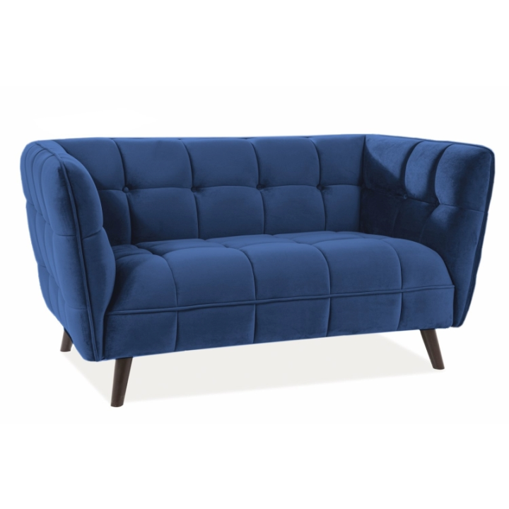 Sofa Castello 2 Velvet granatowy Bluvel 86 Signal