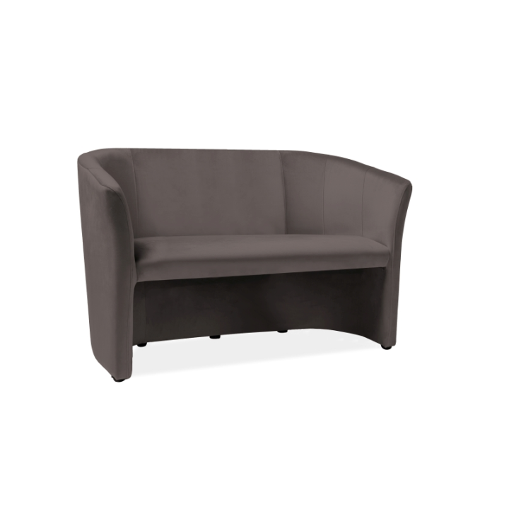 Sofa Tm-2 Velvet Szary Bluvel 14 Signal