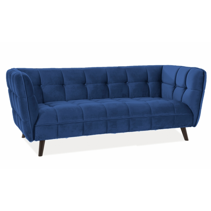 Sofa Castello 3 Velvet granatowy Bluvel 86 Signal