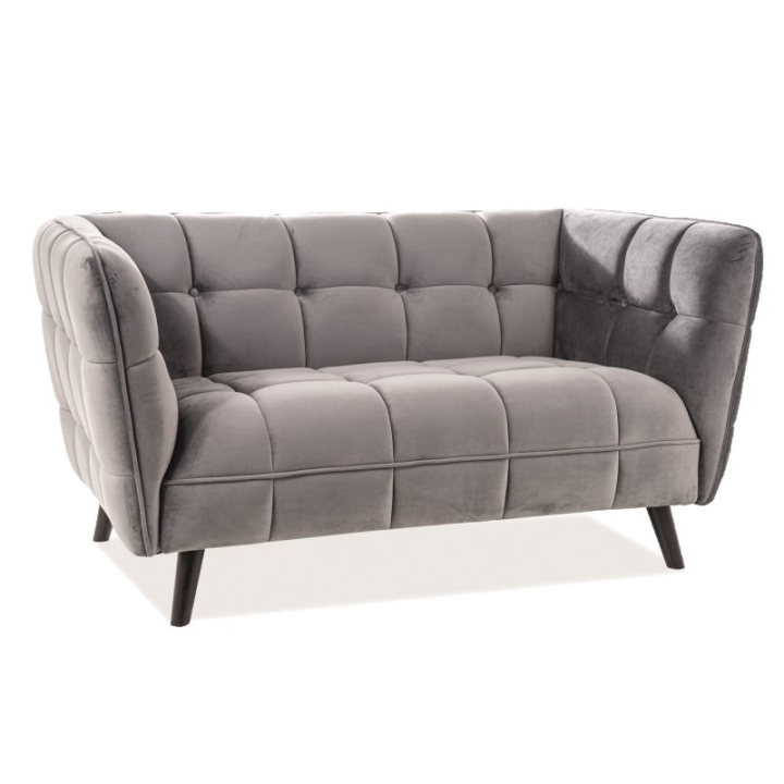 Sofa Castello 2 Velvet szary Bluvel 14