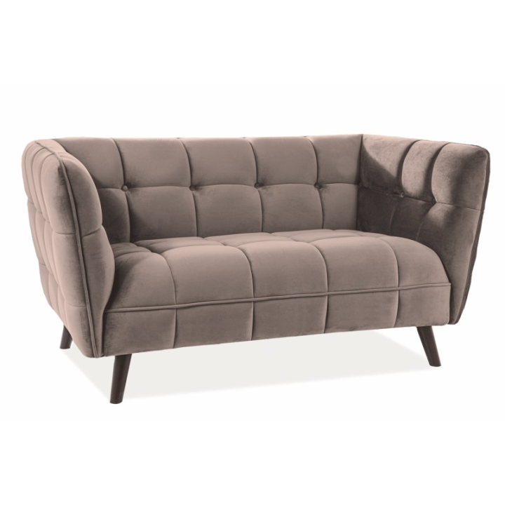 Sofa Castello 2 Velvet beżowy Bluvel 28 Signal