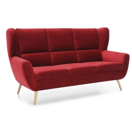 colour - reds and maroons, Gala Fabrics Gr.A1 - Riviera 61, Gala colour feet without chrome - Beech nature