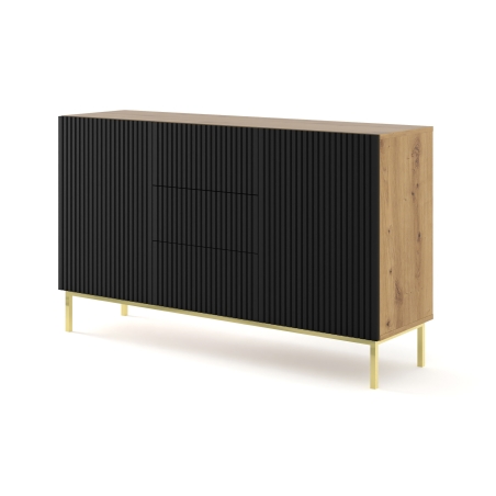 Kolorystyka BIM Furniture - Dąb Artisan/Czarny Mat