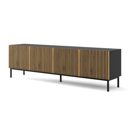 RTV200 4D cabinet Ravenna F Black Bim furniture