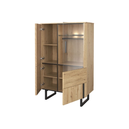 Gintaro Cabinet with Bar 1DS3D Left Mebin