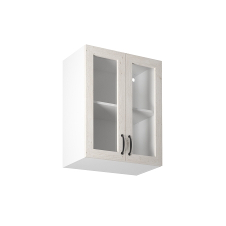 Hanging cabinet G60S two-door glass Royal Gala Furniture
