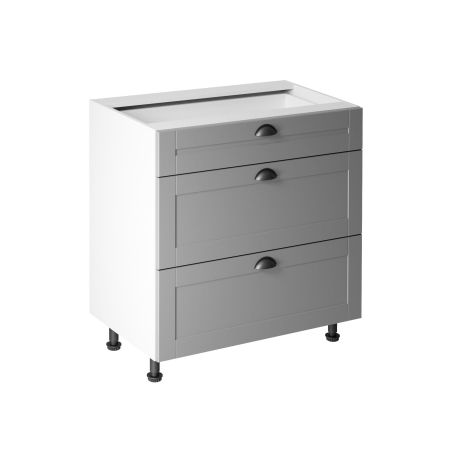 Base cabinet D80S3 with three drawers Linea Gala Meble