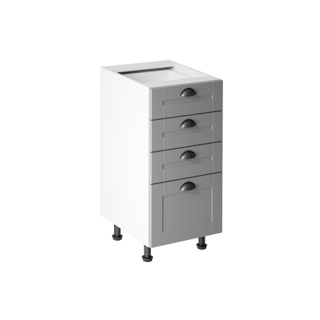 Base cabinet D40S4 with four drawers Linea Gala Meble