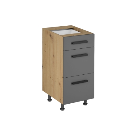 Base cabinet D40S3 with drawers Gala Meble