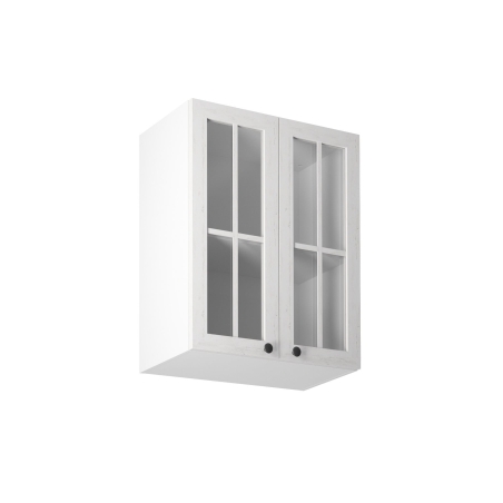 Hanging cabinet G60S two-door glass Provence by Gala Meble