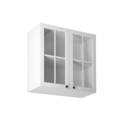 Hanging cabinet G80S two-door glass Provence by Gala Meble