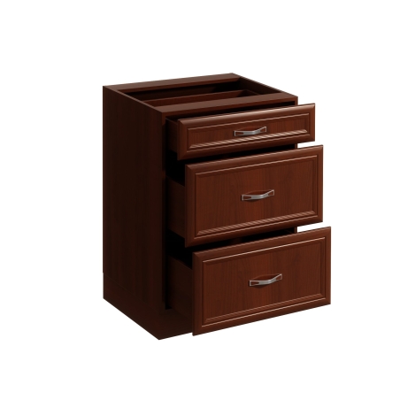 Base cabinet D60S3 with three drawers Sicily Gala furniture
