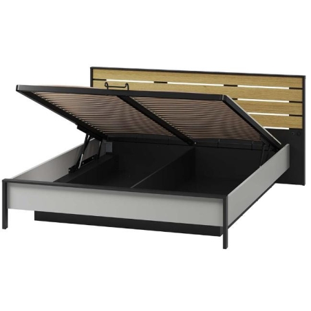 Bed Gris GS-02 (180) Lenart