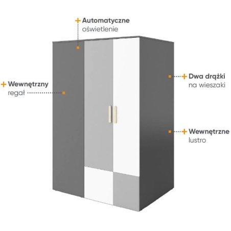 Wardrobe POK PO-00P Lenart
