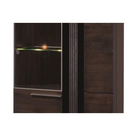 Porti Type 12 Vitrine Chocolate Oak Szynaka Meble