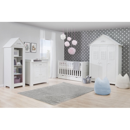 3-door wardrobe Marsylia Pinio