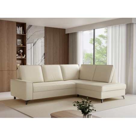 Corner side - Rights, colour - shades of beige, MebloSoft size 3 - Salvador 02 Beige
