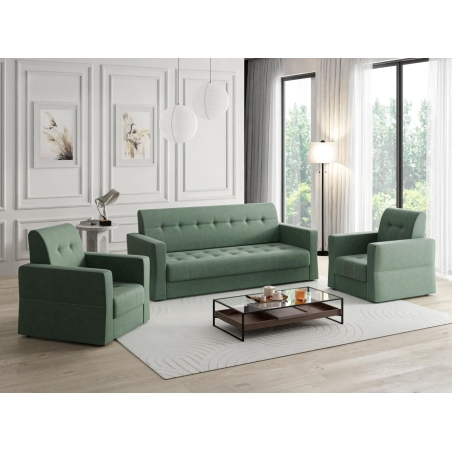 colour - shades of green, MebloSoft size 3 - Riviera 34