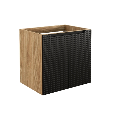 Washstand cabinet LUXOR BLACK 82-60-2D COMAD