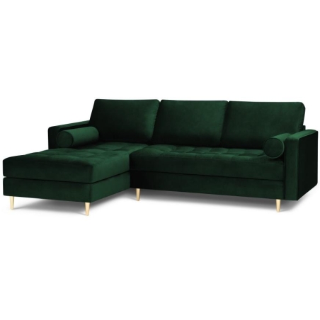 Santo corner sofa in Milo Casa velour fabric