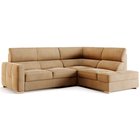 Corner sofa Leonardo 2.5F-E high-1HT/BK by Bydgoskie Meble