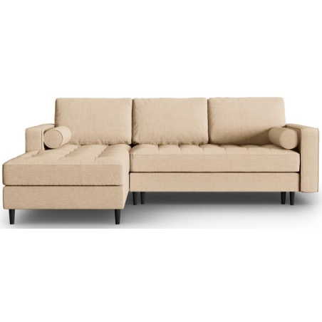 Corner side - Left, colour - shades of beige, Milo Casa structure - Beige Mel06