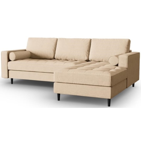 Santo corner sofa in Milo Casa structured fabric