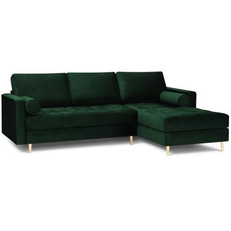 Santo corner sofa in Milo Casa velour fabric