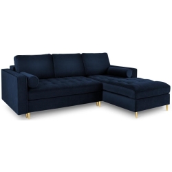 Corner side: Rights Kolor tapicerki: navy blue Velour colours: Royal Blue 