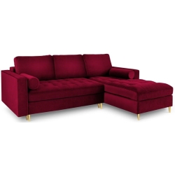 Corner side: Rights Kolor tapicerki: reds and maroons Velour colours: Red 