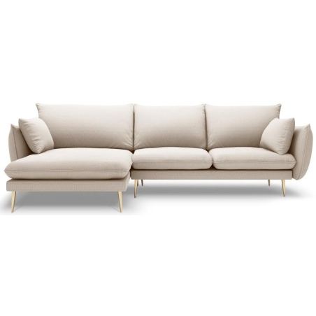 5-seater corner sofa. Elio 251/170 in textured fabric + Milo Casa