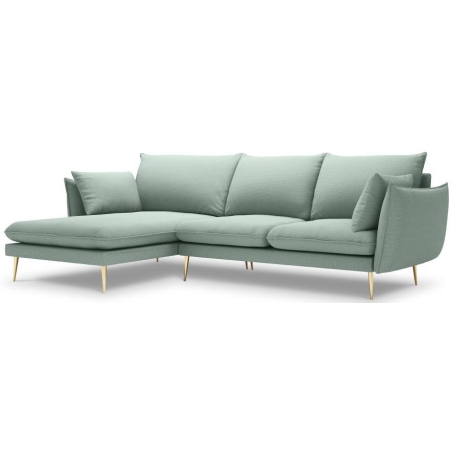 5-seater corner sofa. Elio 251/170 in textured fabric + Milo Casa